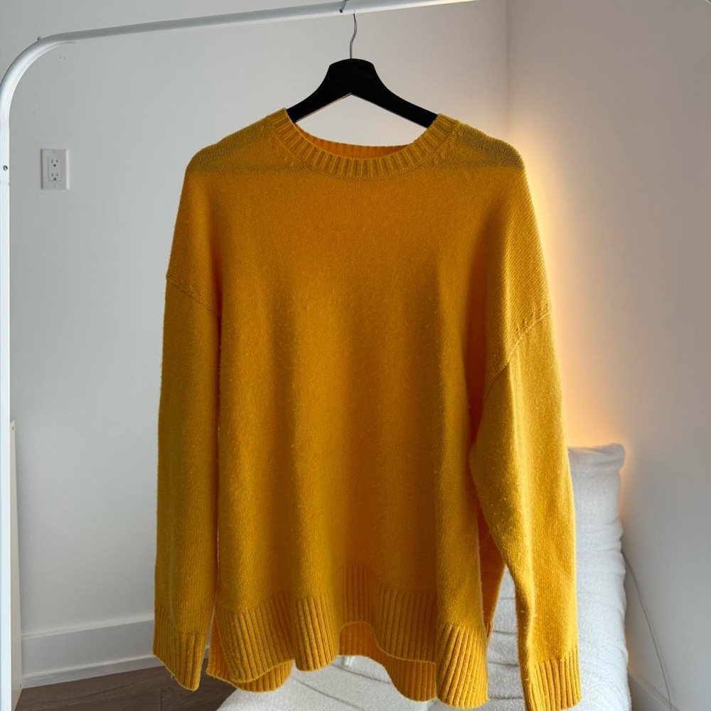 COS Mustard Knit Sweater